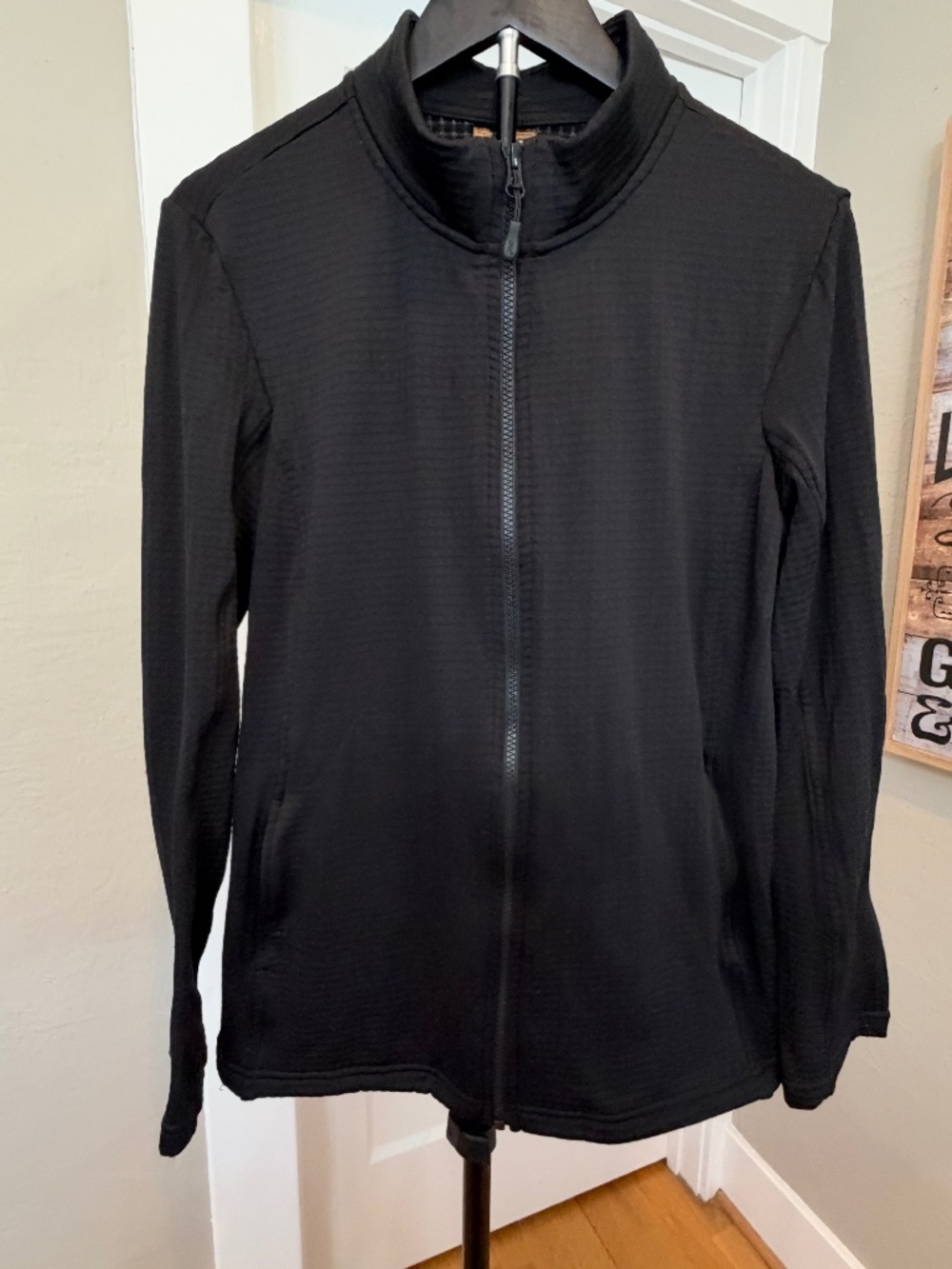 32 Degrees Black Active Cozy Performance Layer Size Large